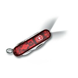 Victorinox Classic - Midnite Manager - LED weiss Rubin (transparent)