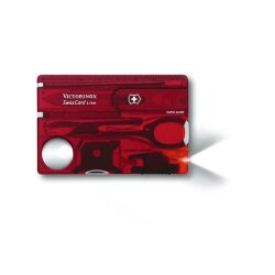 Victorinox SwissCard Lite - LED weiss Rubin Transparent