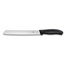 Victorinox SwissClassic, Brotmesser, Wellenschliff ,21 cm...