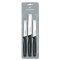 Victorinox Gemüsemesser Set ,3 tlg. ,schwarz