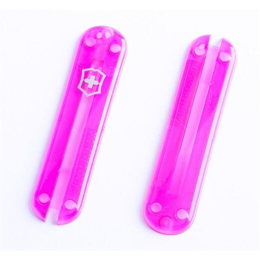 Griffschalen ,pink transparent, 58 mm (Cupcake Dream)