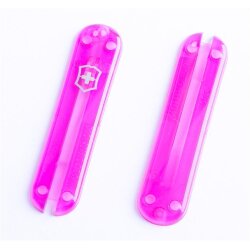 Griffschalen ,pink transparent, 58 mm (Cupcake Dream)