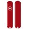 Griffschalen für Taschenmesser in rot, 74 mm lang