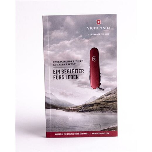 Broschüre Messergeschichten, deutsch
