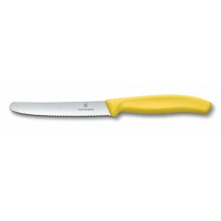 Victorinox Tomatenmesser mit Wellenschliff , gelb