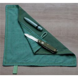 Hanky ,grün / weiß kariert