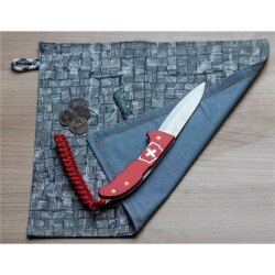 Hanky , gemustert grau/blau