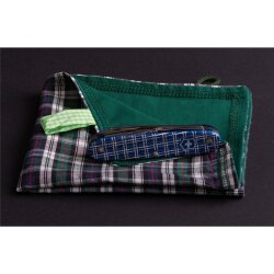Hanky ,Tartan blau/grün