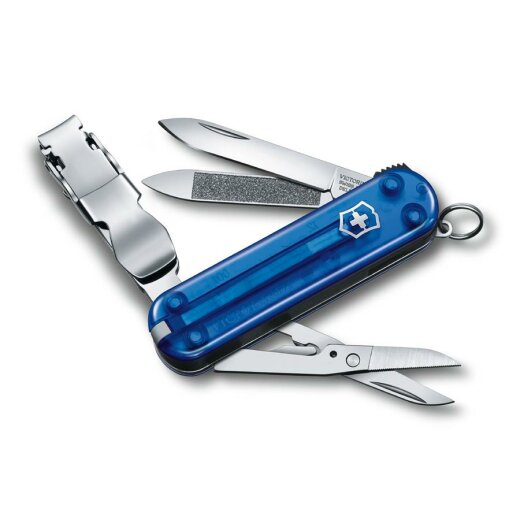 Victorinox - Nail Clip 580 - blau transparent