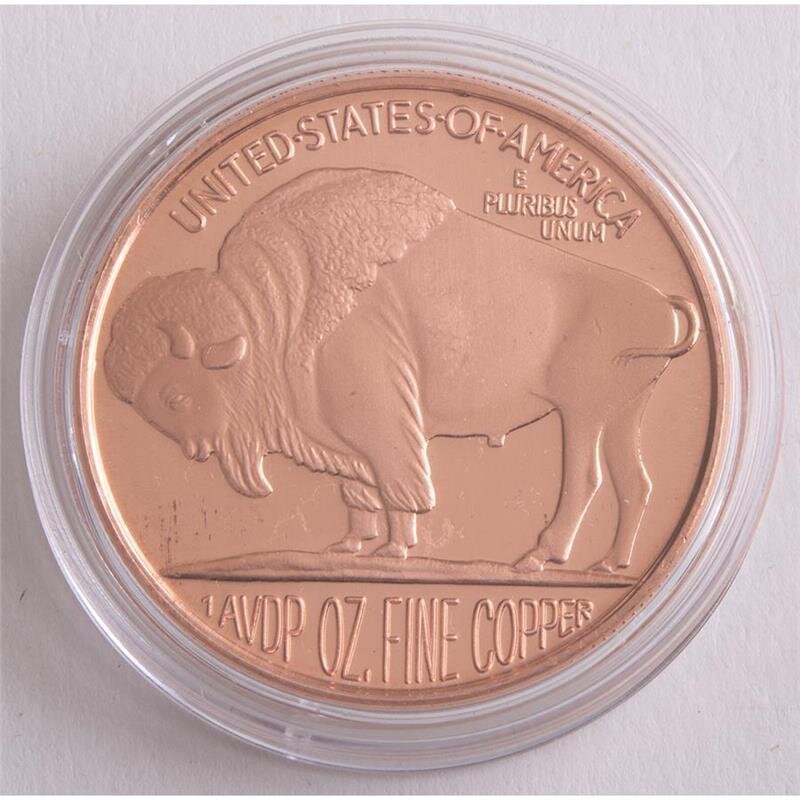 Copper Coin Buffalo USA