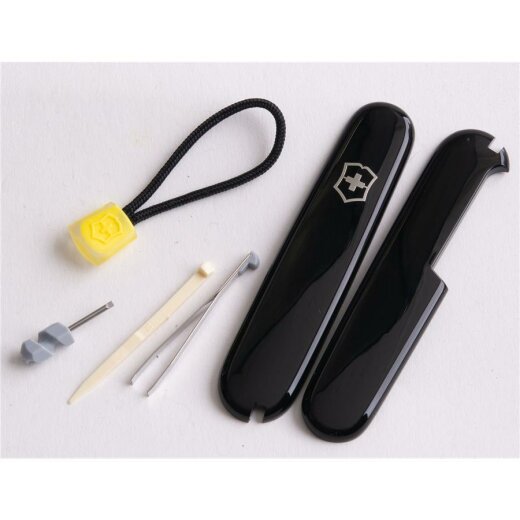 Victorinox Schalen Ersatzteil Set - mit gelber Kordel - für 91er Messer