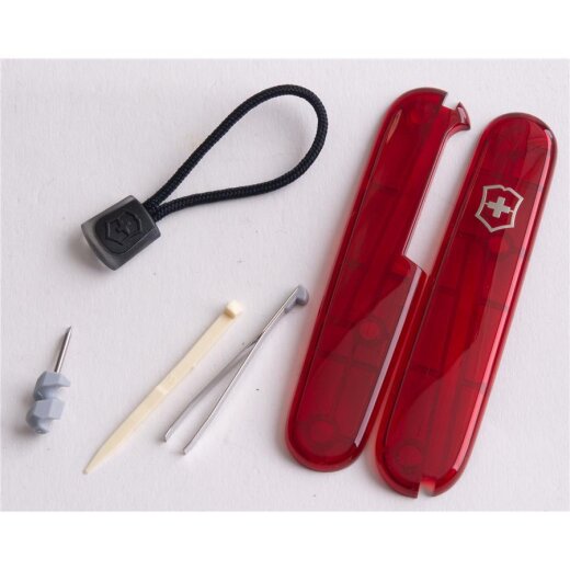 Vorderseite Victorinox Set Rot Trans Schwarz