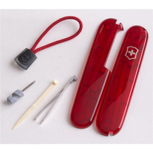 Vorderseite Victorinox Set Rot Trans