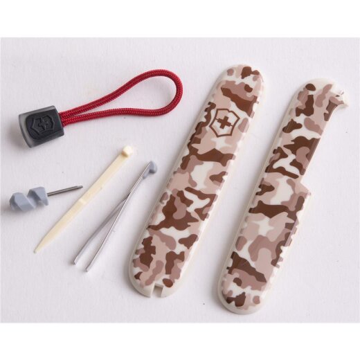 Victorinox Schalen Ersatzteil Set - mit roter Kordel - für 91er Messer