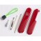 Victorinox Schalen Ersatzteil Set - Plus - mit grün/schwarzer Kordel - für 91er Messer