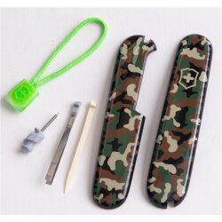 Vorderseite Victorinox Set Camouflage Grün