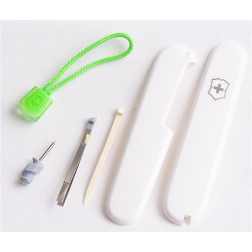 Vorderseite Victorinox Set Weiß Grün