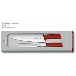 Victorinox Swiss Classic Tranchier-Set, 2-teilig - rot