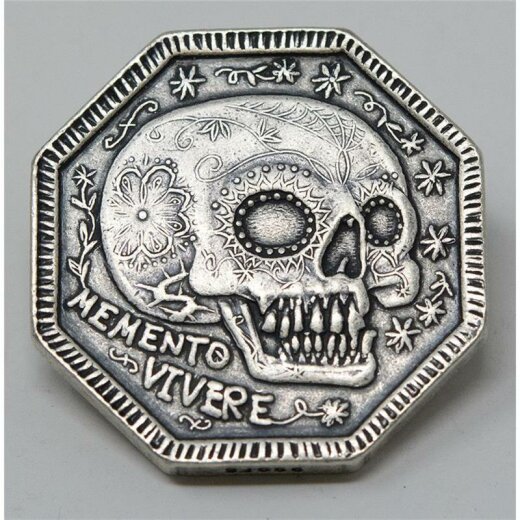 Silver Coin - Memento Mori