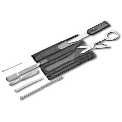 Victorinox SwissCard Classic, schwarz  transparent