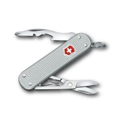Taschenmesser,mit silbernen Aloxschalen  von Victorinox