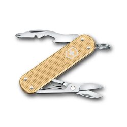 Taschenmesser,mit goldenen Aloxschalen  von Victorinox
