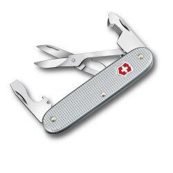 Taschenmesser,mit silbernen Aloxschalen  von Victorinox