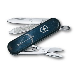 Geöffnetes Victorinox Classic SD 58 mm Taschenmesser...