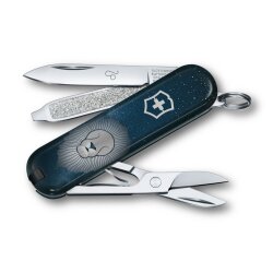 Geöffnetes Victorinox Classic SD 58 mm Taschenmesser...